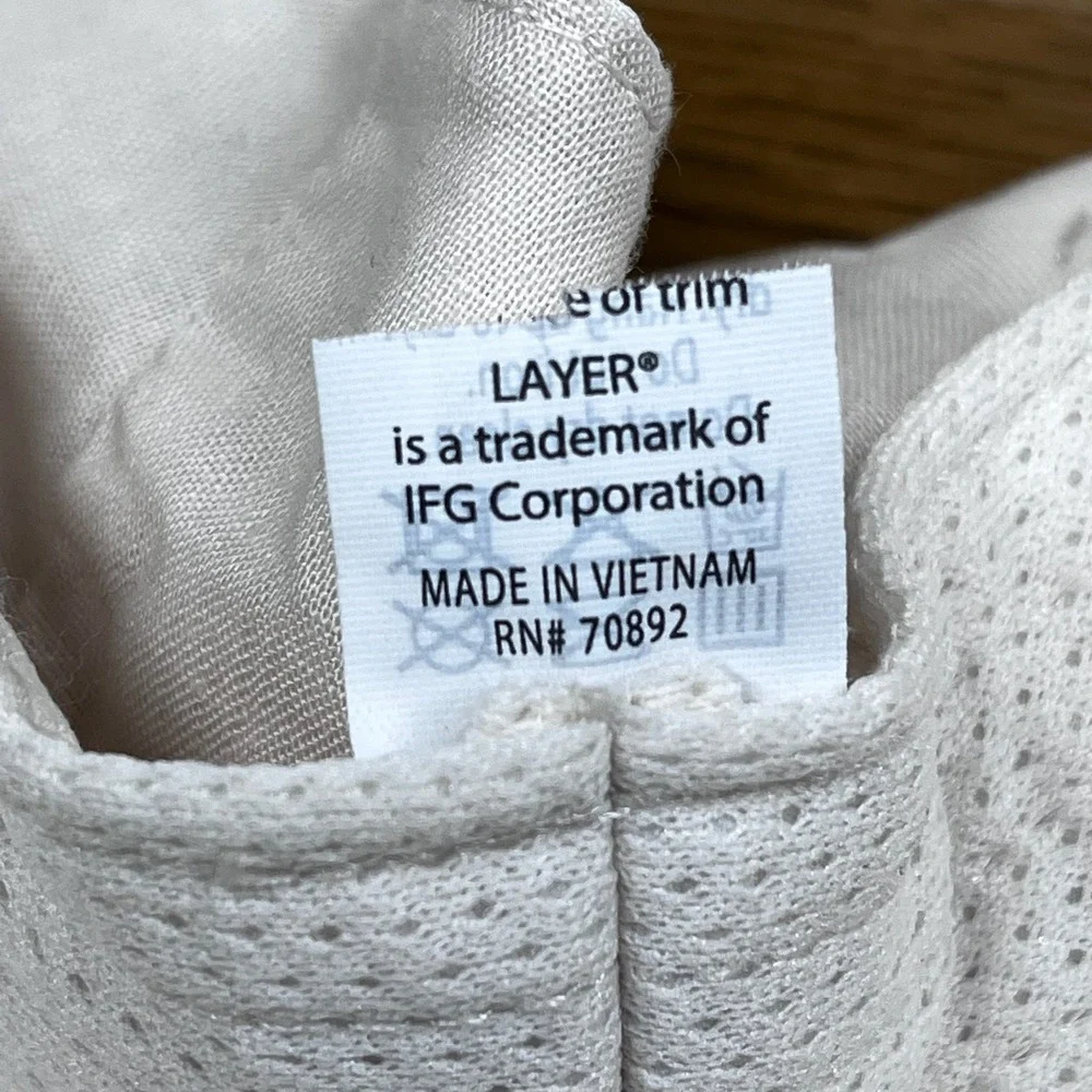 Layer 8 Women Top Knot Bucket Hat Cream UPF 40 One Size Adjustable Sun Hat
